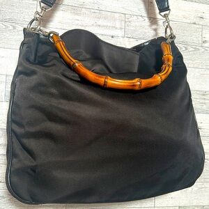 Gucci Bamboo top handle EUC